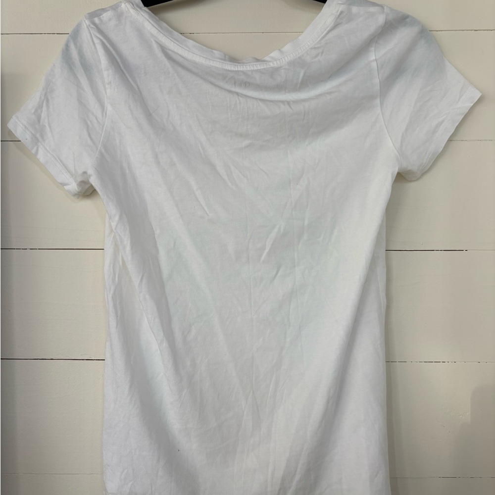 Quince White Short Sleeve Basic Tee - Picture 4 of 4